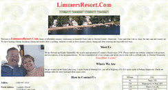 Desktop Screenshot of limmersresort.com