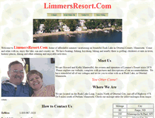 Tablet Screenshot of limmersresort.com